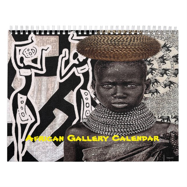 "African Art Gallery" Kalender (Omslag)