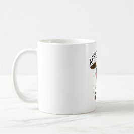 African Art Giraffe Head Kaffemugg