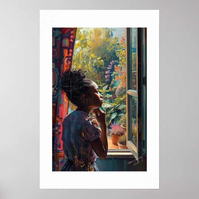 African Art Print Poster (Framsidan)