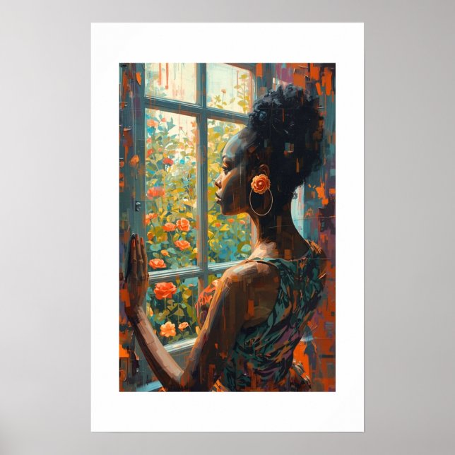 African Art Print Poster (Framsidan)