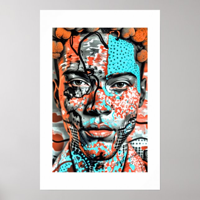African Art Print Poster (Framsidan)