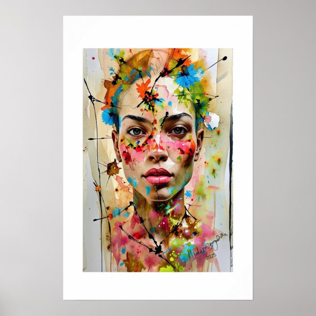 African Art Print Poster (Framsidan)