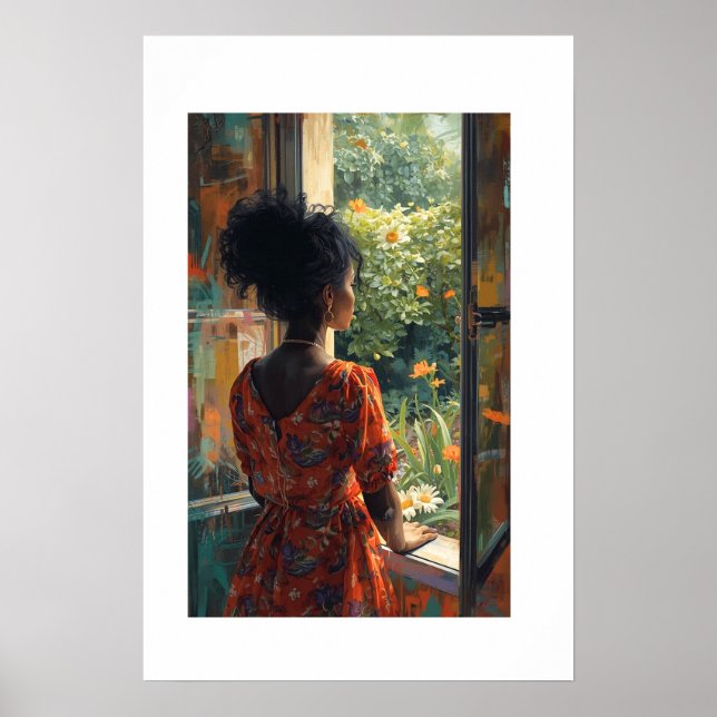 African Art Print Poster (Framsidan)