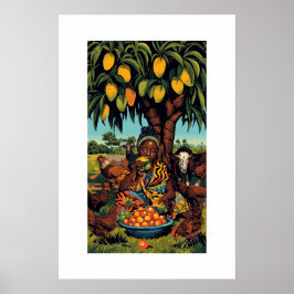 African Art Print Poster