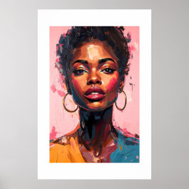 African Art Print Poster