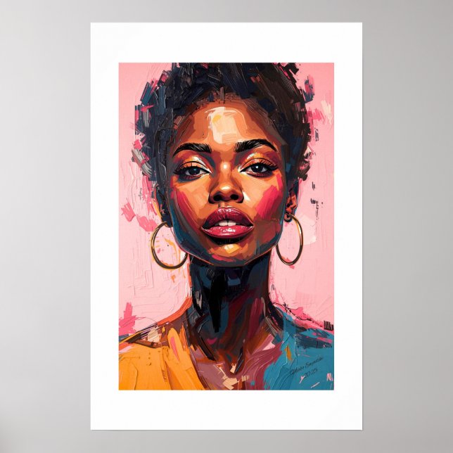 African Art Print Poster (Framsidan)