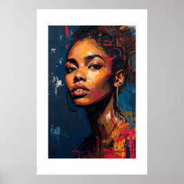 African Art Print Poster
