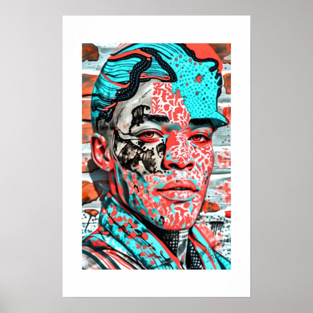 African Art Print Poster (Framsidan)