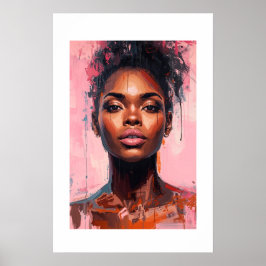 African Art Print Poster