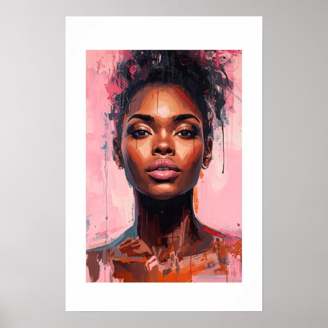 African Art Print Poster (Framsidan)