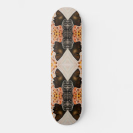 African Beauty - Watercolor Painting - Afrika Art Mini Skateboard Bräda 18,5 Cm