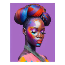 African Beauty Woman Porträtt 1