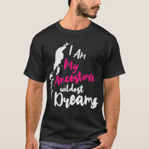 African Black American Jag är mina förfäder Wildes T Shirt