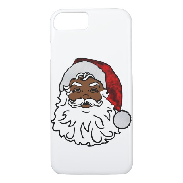 african Black Santa christmas Case-Mate iPhone Skal (Baksida)