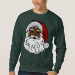 african Black Santa christmas Lång Ärmad Tröja<br><div class="desc">"african Black jul", "african christmas", "AFRICAN Jultomten", "African American Tomas", "AFRICAN SANTA", "african american jultomten", "Black Jultomten", "Kwanzaa"</div>