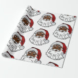 african Black Santa christmas Presentpapper<br><div class="desc">"african Black jul",  "african christmas",  "AFRICAN Jultomten",  "African American Tomas",  "AFRICAN SANTA",  "african american jultomten",  "Black Jultomten",  "Kwanzaa"</div>