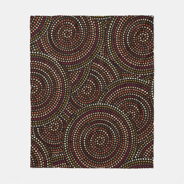 African Boho: Tribal Seamless Art. Fleecefilt (Framsidan)