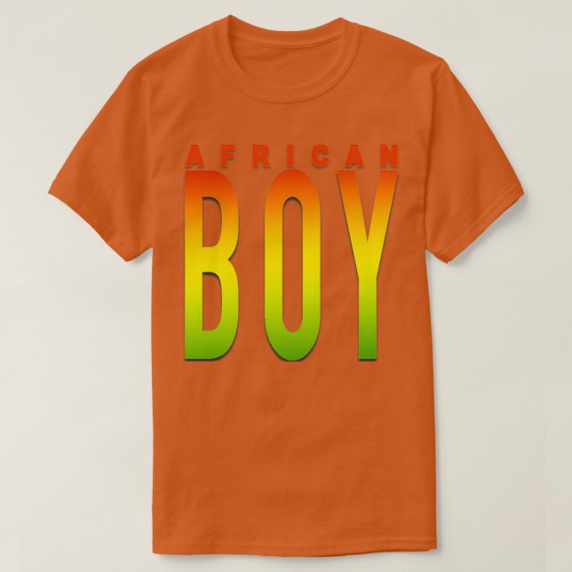 African Boy T Shirt (Design framsida)