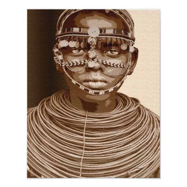 African Bride Fototryck (Framsidan)