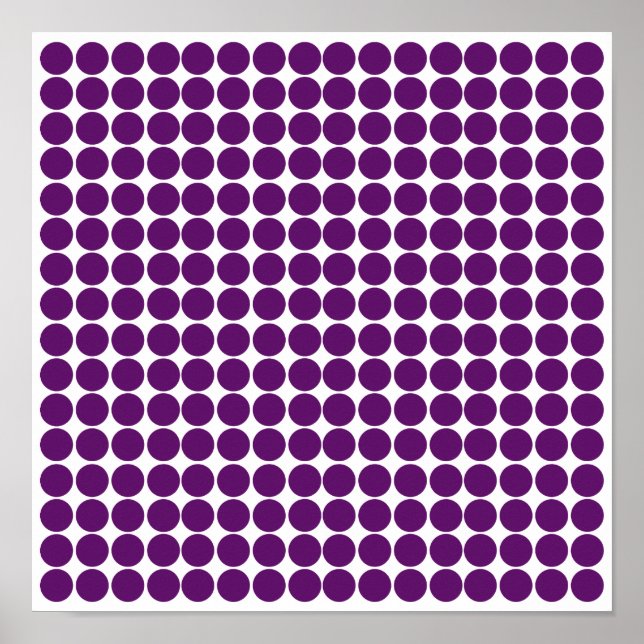 African Brown Safari Dot Poster (Framsidan)