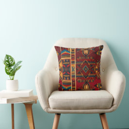African Canvas Kudde