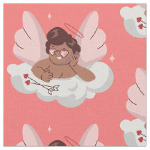 African cherub angel svarta cupid-valentineser