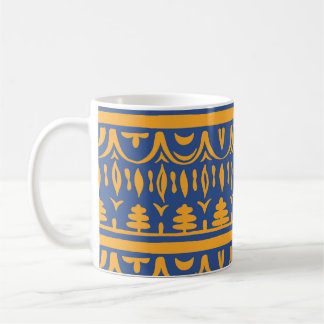 African Chevrons: Ethnic Tribal Pattern Kaffemugg
