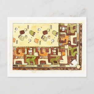 African Dance Vykort