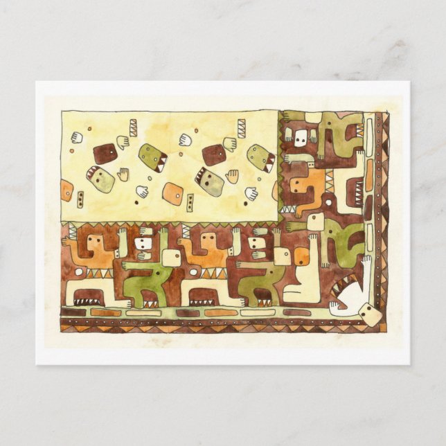 African Dance Vykort (Framsida)