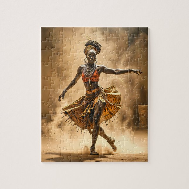 African Dancer Puzzle Pussel (Vertikal)