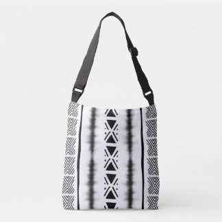 African Design White Tote Bag Axelväska