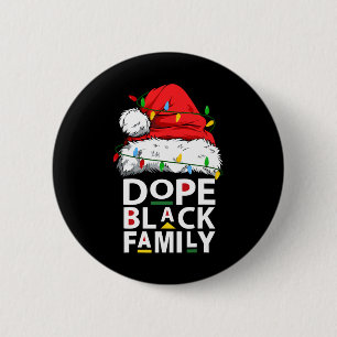 African Dope Black Family Afro Team Santa Matching Knapp