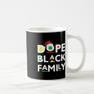 African Drug Black Family Afro Team Santa Matching Kaffemugg