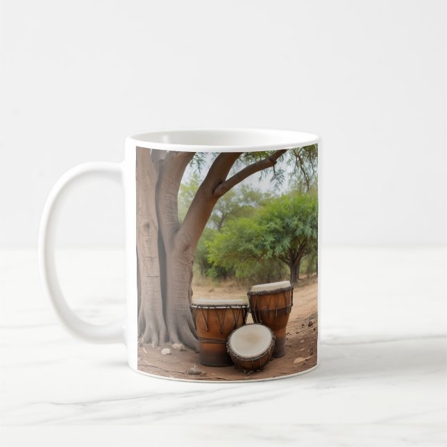 African Drums Kaffemugg (Vänster)