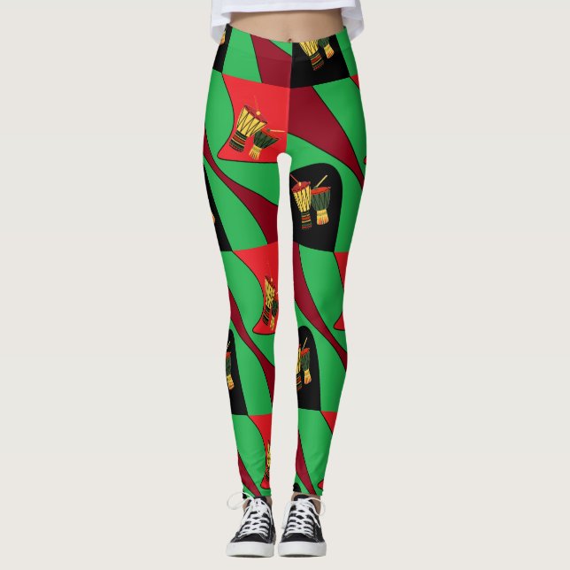 African Drums Leggings (Framsida)