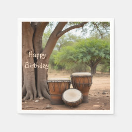 African Drums Pappersservett