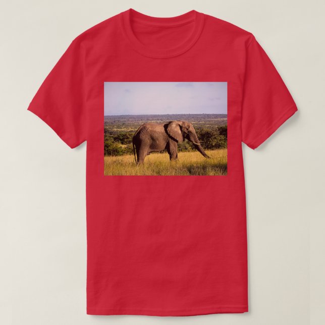 African Elephant 1 T Shirt (Design framsida)