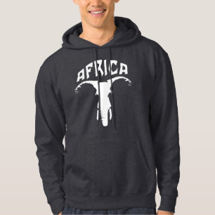 African Elephant Ansikte   AFRIKA Hoodie