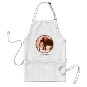 African Elephant Apron Förkläde