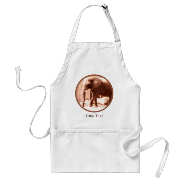 African Elephant Apron Förkläde (Framsidan)