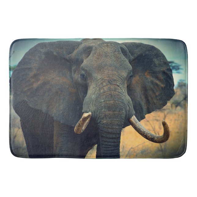 African Elephant Badrumsmatta (Framsidan)