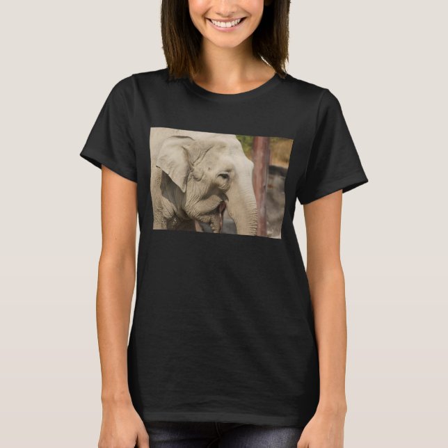 African Elephant Digital Art Småbarn T-Shirt (Framsida)