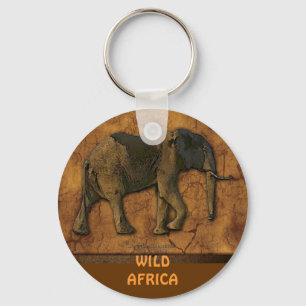 AFRICAN ELEPHANT Keychain Nyckelring