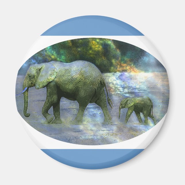 African Elephant Magnet (Framsidan)