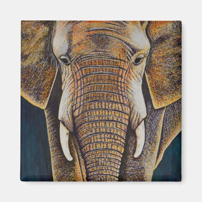 African Elephant Magnet (Framsidan)