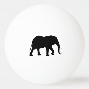 African Elephant Silhouette Pingisboll