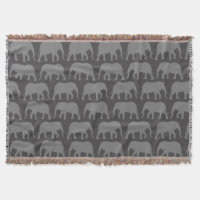 African Elephant Silhouettes Mönster | Wildlife