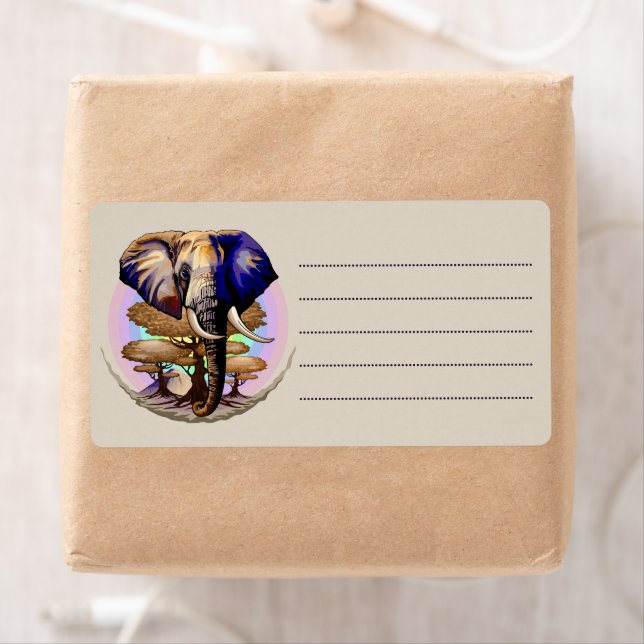 African Elephant Surreal Porträtt Fraktsedel (Insitu)