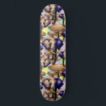 African Elephant Surreal Porträtt Mini Skateboard Bräda 18,5 Cm<br><div class="desc">Surreal African Elephant,  vilda djur Symbolic Animal,  med Acacia Träd och Kilimanjaro-berget på bakgrunden,  Pastel Färg Background. Original Vector Illustration Copyright BluedarkArt ChameleonArt.</div>