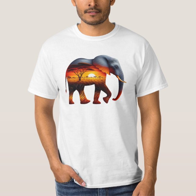 African Elephant T-Shirt (Framsida)